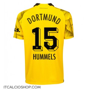 Borussia Dortmund Mats Hummels #15 Terza Maglia 2023-24 Manica Corta